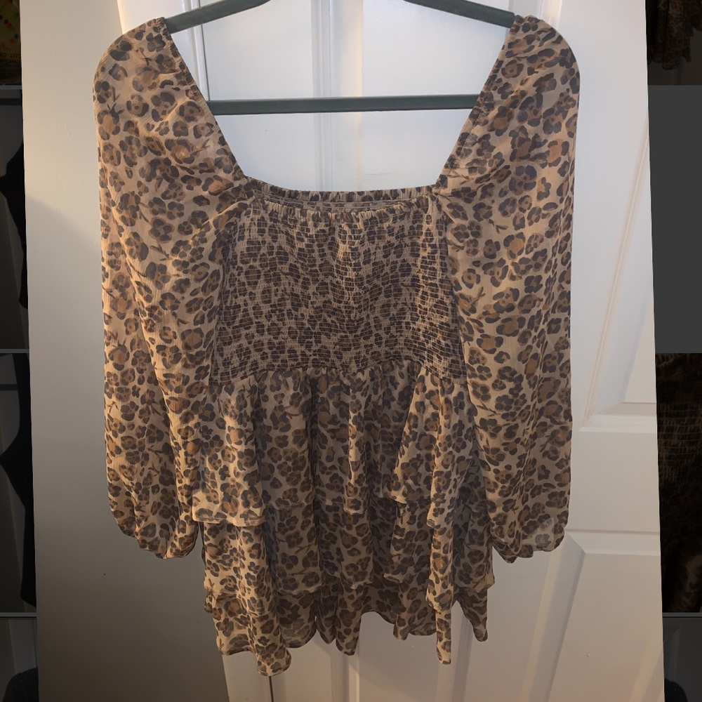 NWT Express cheetah romper